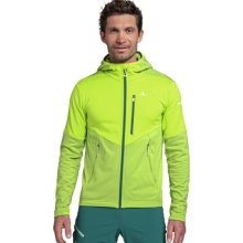 Schöffel Fleece Jacket Hydalen with Hood (breathable, quick-drying, 2-way stretch) lime green Men